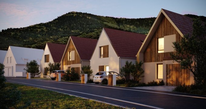 Achat / Vente programme immobilier neuf Ottrott villas à 5 min à pied du coeur de bourg (67530) - Réf. 9444