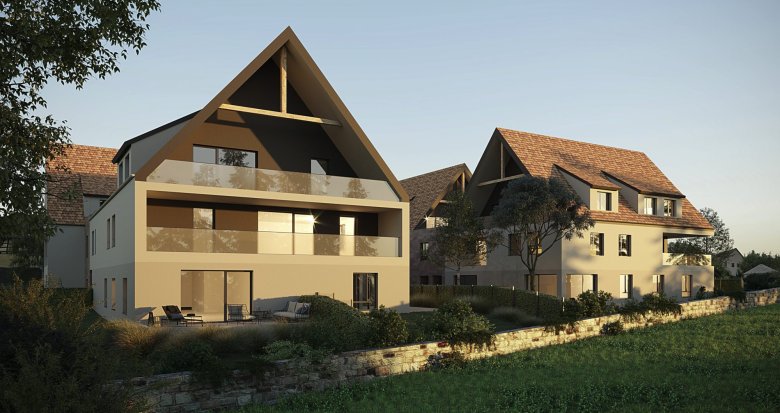 Achat / Vente programme immobilier neuf Breuschwickersheim coeur de bourg à 20 min de Strasbourg (67112) - Réf. 9419