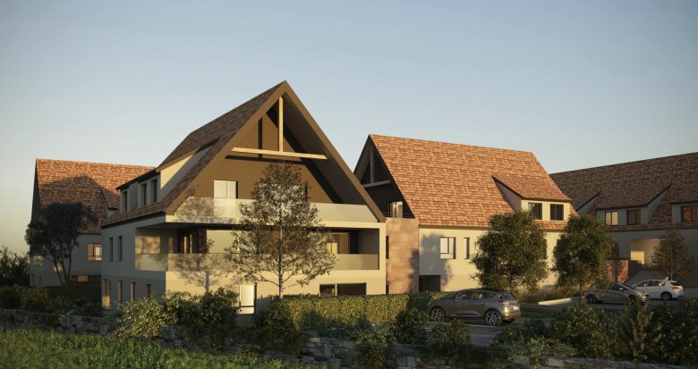 Achat / Vente programme immobilier neuf Breuschwickersheim coeur de bourg à 20 min de Strasbourg (67112) - Réf. 9419