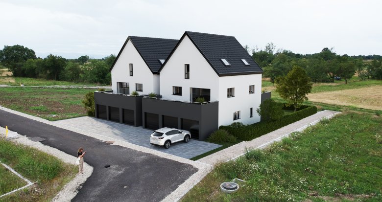 Achat / Vente programme immobilier neuf Herrlisheim à 800m du coeur de bourg (67850) - Réf. 9453