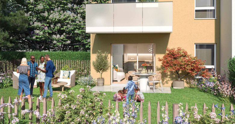 Achat / Vente programme immobilier neuf Mulhouse à 11 min en bus C5 de Dornach Gare Dmc (68100) - Réf. 8837