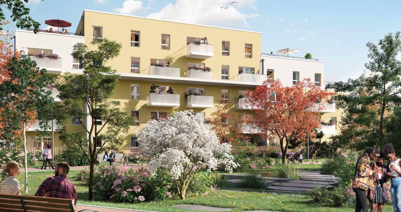 Achat / Vente programme immobilier neuf Mulhouse à 11 min en bus C5 de Dornach Gare Dmc (68100) - Réf. 8837