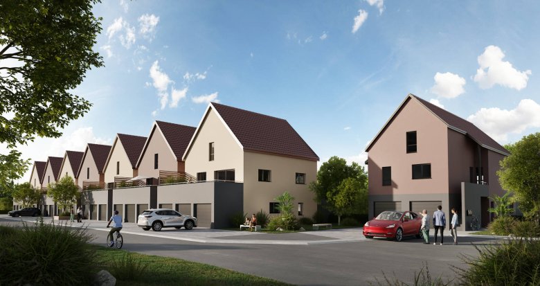 Achat / Vente programme immobilier neuf Niederschaeffolsheim à 7 minutes de Brumath et d’Haguenau (67500) - Réf. 8377