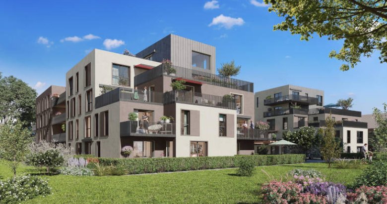 Achat / Vente programme immobilier neuf Oberhausbergen au coeur de la commune (67205) - Réf. 5940