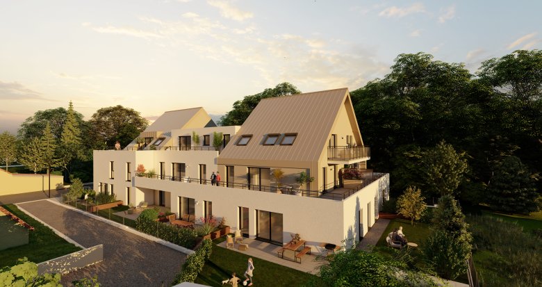 Achat / Vente programme immobilier neuf Oberhoffen-sur-Moder à 10 min de route d’Haguenau (67240) - Réf. 9458