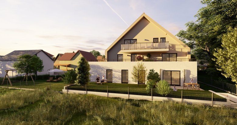 Achat / Vente programme immobilier neuf Oberhoffen-sur-Moder à 10 min de route d’Haguenau (67240) - Réf. 9458