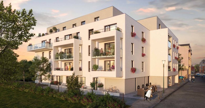 Achat / Vente programme immobilier neuf Saint-Louis à 15 minutes en voiture du centre de Bâle (68300) - Réf. 9123