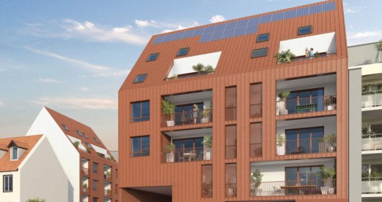 Achat / Vente programme immobilier neuf Strasbourg à 3 min à pied du tramway B Elsau (67000) - Réf. 9410