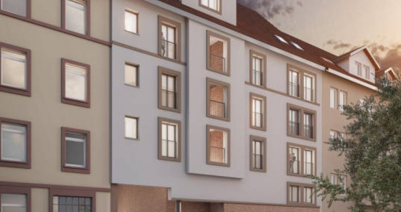 Achat / Vente programme immobilier neuf Strasbourg à l'entrée de Koenighoffen moins de 5 min du Tram F (67000) - Réf. 10971