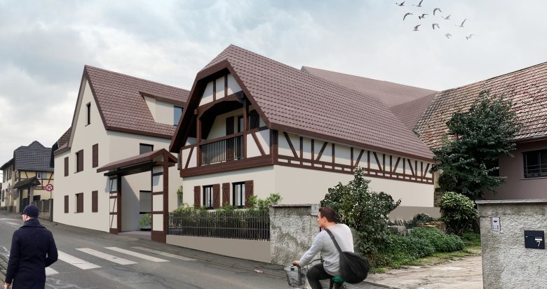 Achat / Vente programme immobilier neuf Vendenheim à 20 min de route de Strasbourg et Haguenau (67550) - Réf. 9461