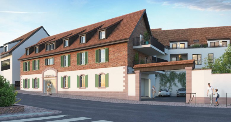 Achat / Vente programme immobilier neuf Wasselonne proche centre à 20 km de Strasbourg (67310) - Réf. 10922